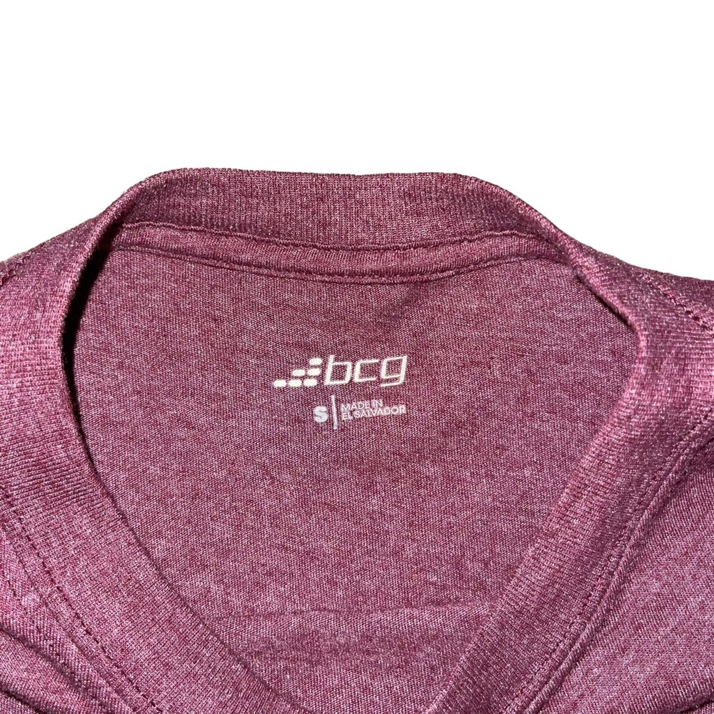 BCG Loose Fit T-Shirt Maroon S - Picture 3 of 3